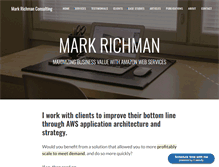 Tablet Screenshot of markrichman.com